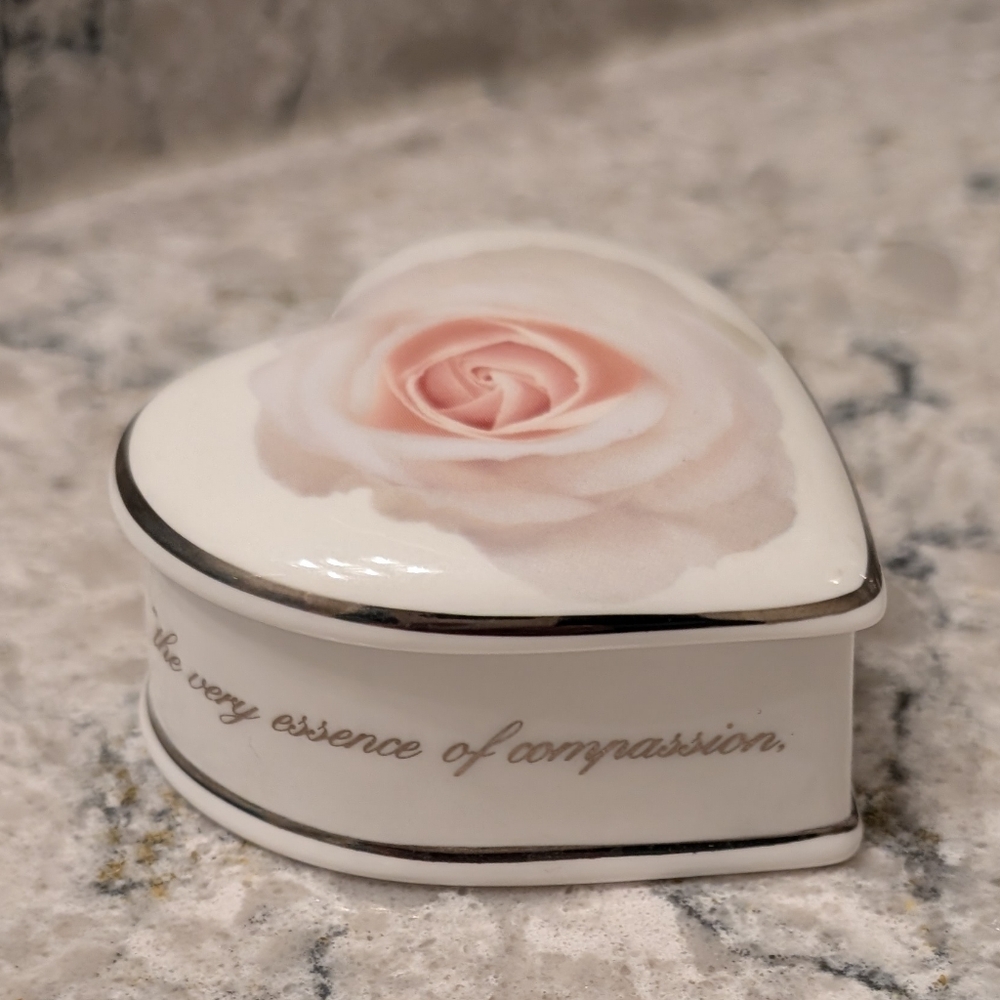 Althorp Rose Trinket Box Princess Diana